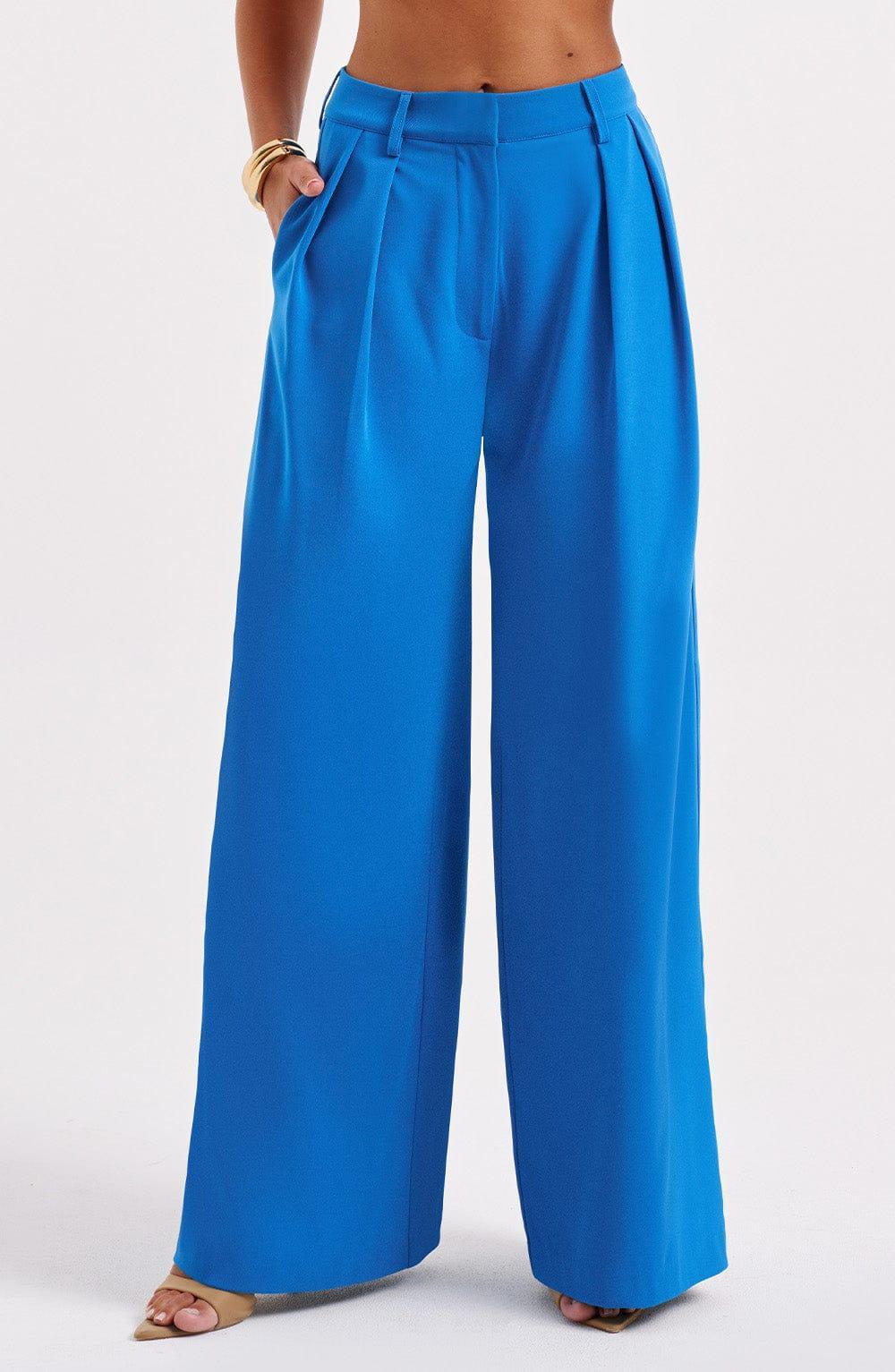 Noa Oversized Suit Jacket - Blue Product Image