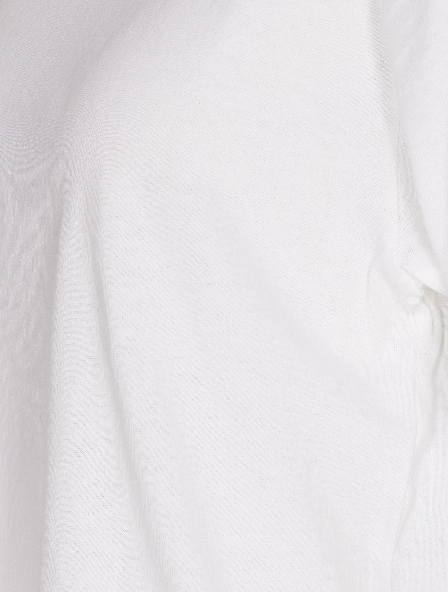 KHAITE Womens White Mae Brand-patch Cotton-jersey T-shirt In Cream Product Image