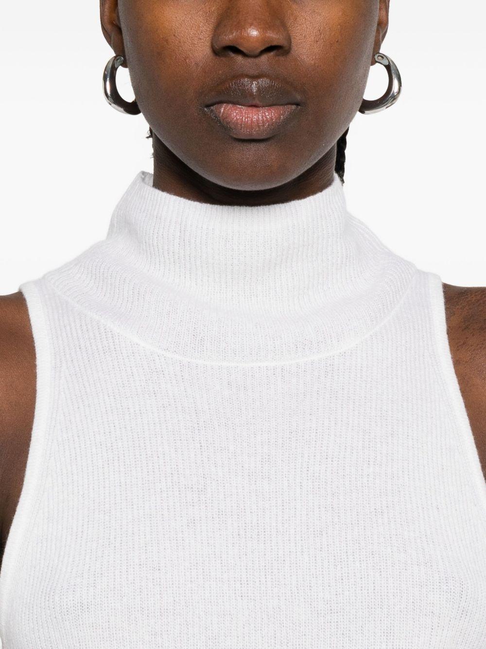 high-neck ribbed vest Product Image