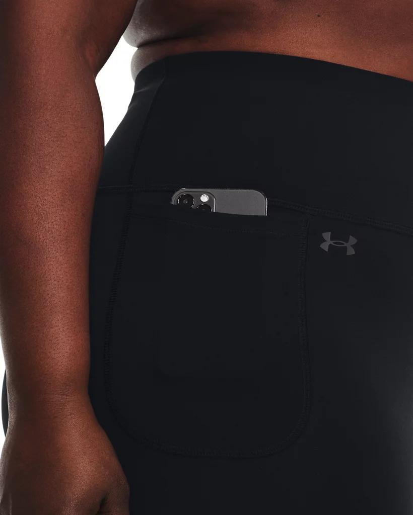 Plus Size Women's Under Armour 8-in. High-Rise Motion Bike Shorts, Size: 1XL, Black  Gray Product Image