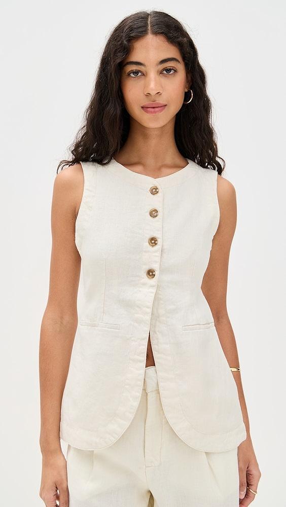 DL1961 Amalie Linen Top | Shopbop Product Image