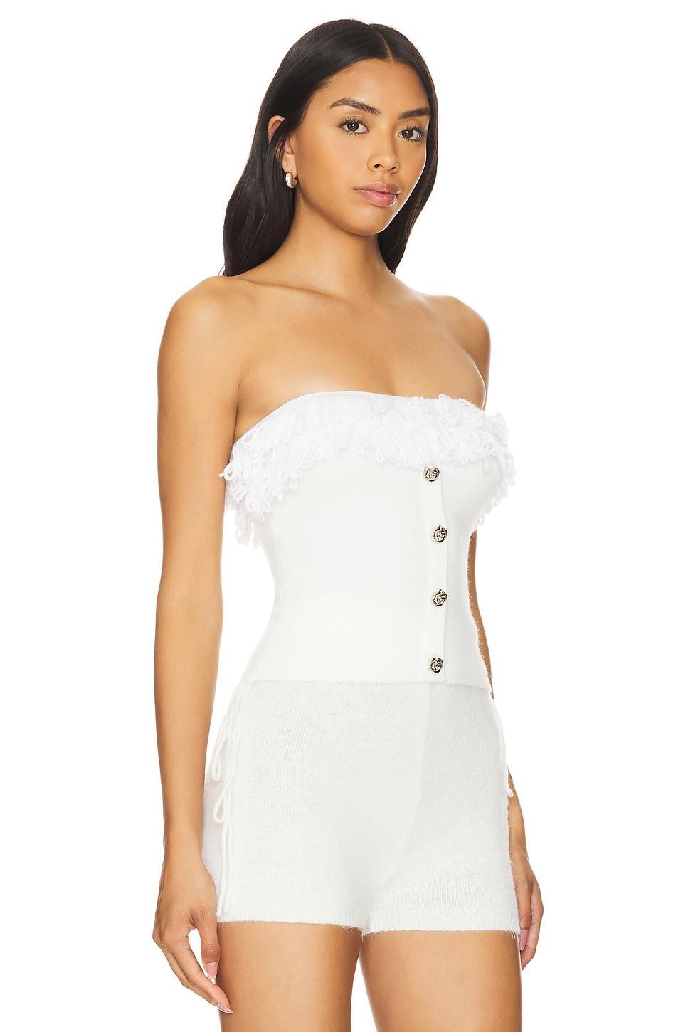 Rosie Ruffle Knit Tube Top Zemeta Product Image