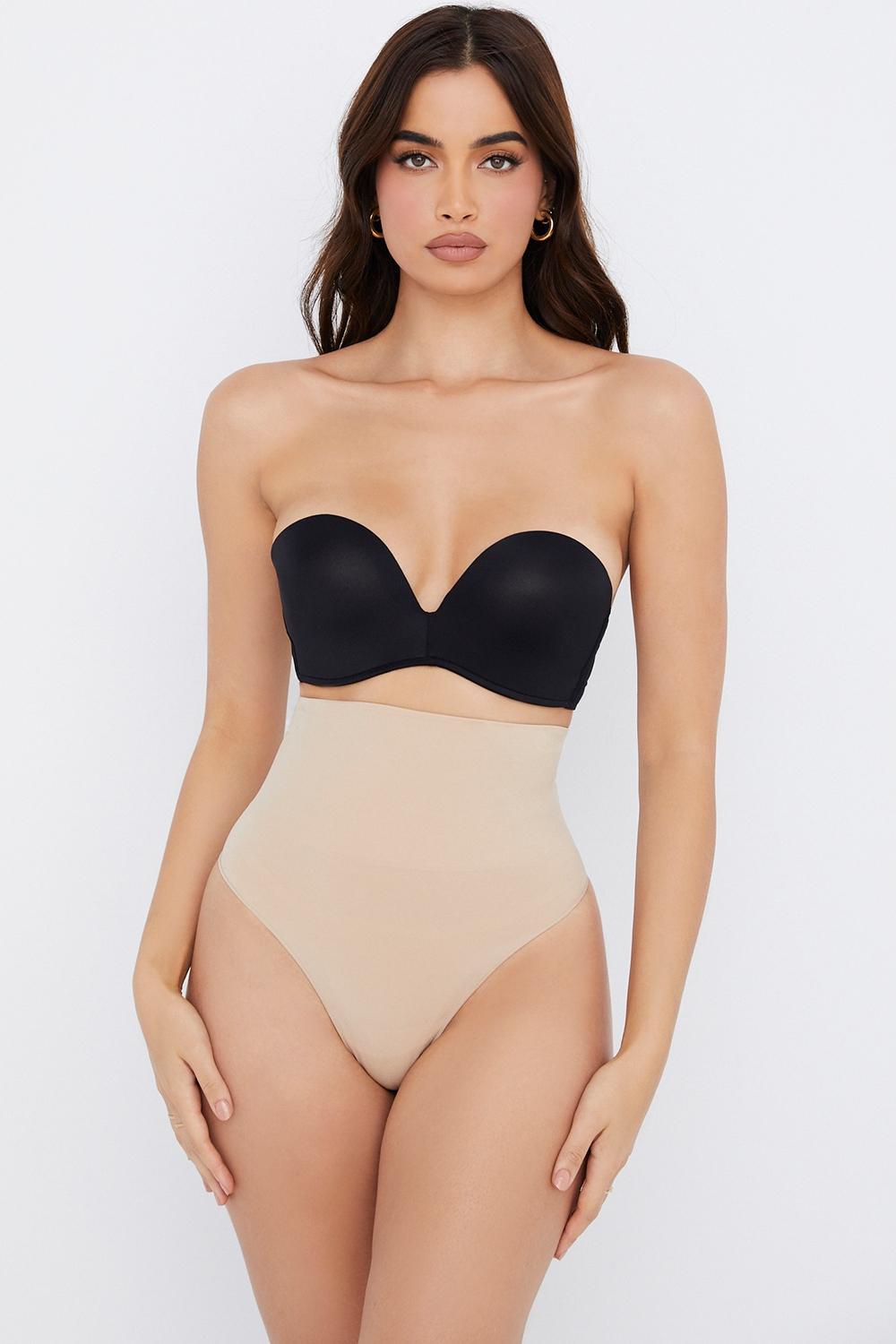  sculpting high waist thong almond Product Image