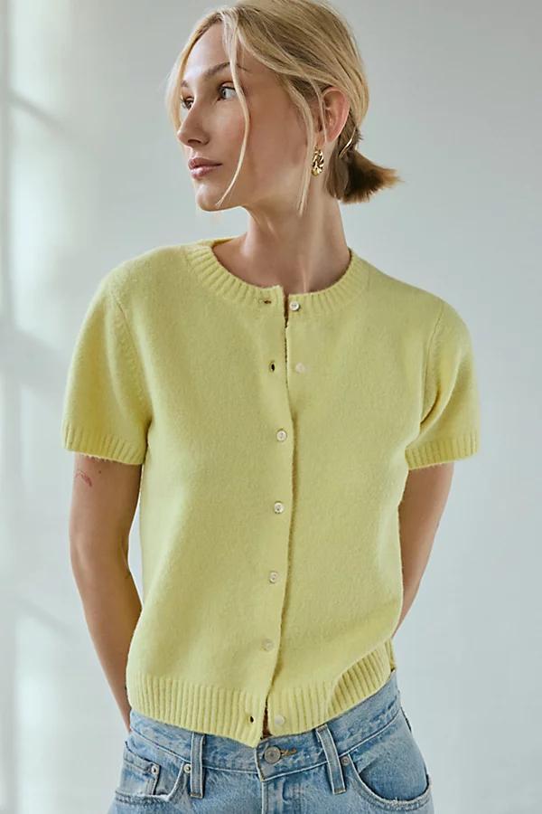 Kimchi Blue Rachel Short Sleeve Cardigan Womens at Urban Outfitters Product Image