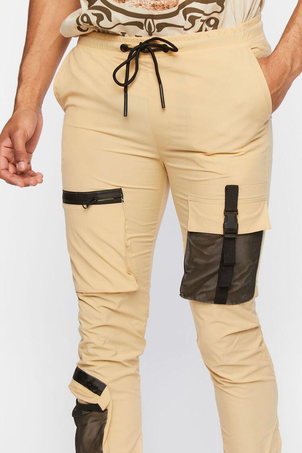 Slim-Fit Drawstring Utility Joggers | Forever 21 Product Image
