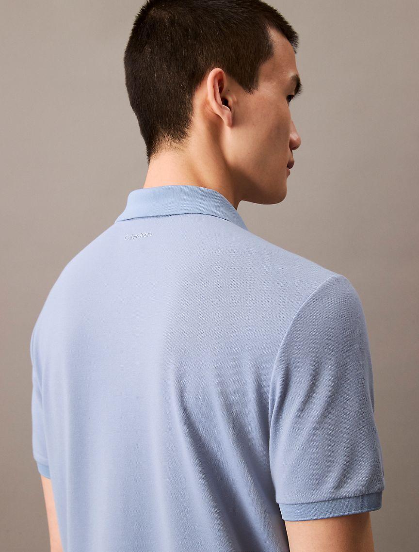 Tech Pique Zip Polo Shirt Product Image
