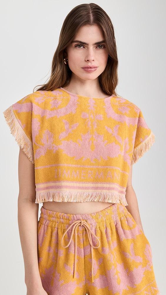 Zimmermann Wylie Toweling Crop Top | Shopbop Product Image