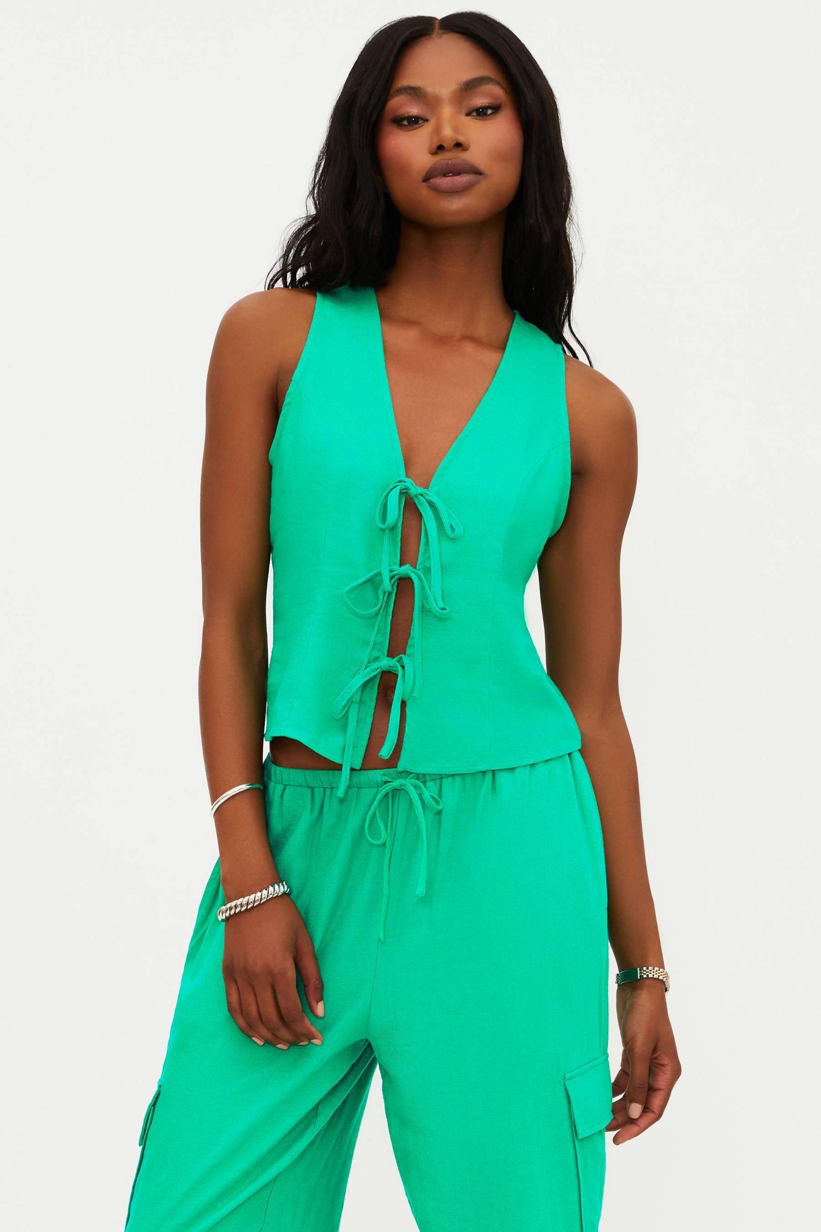 Arlowe Vest Mediterranean Mint Product Image