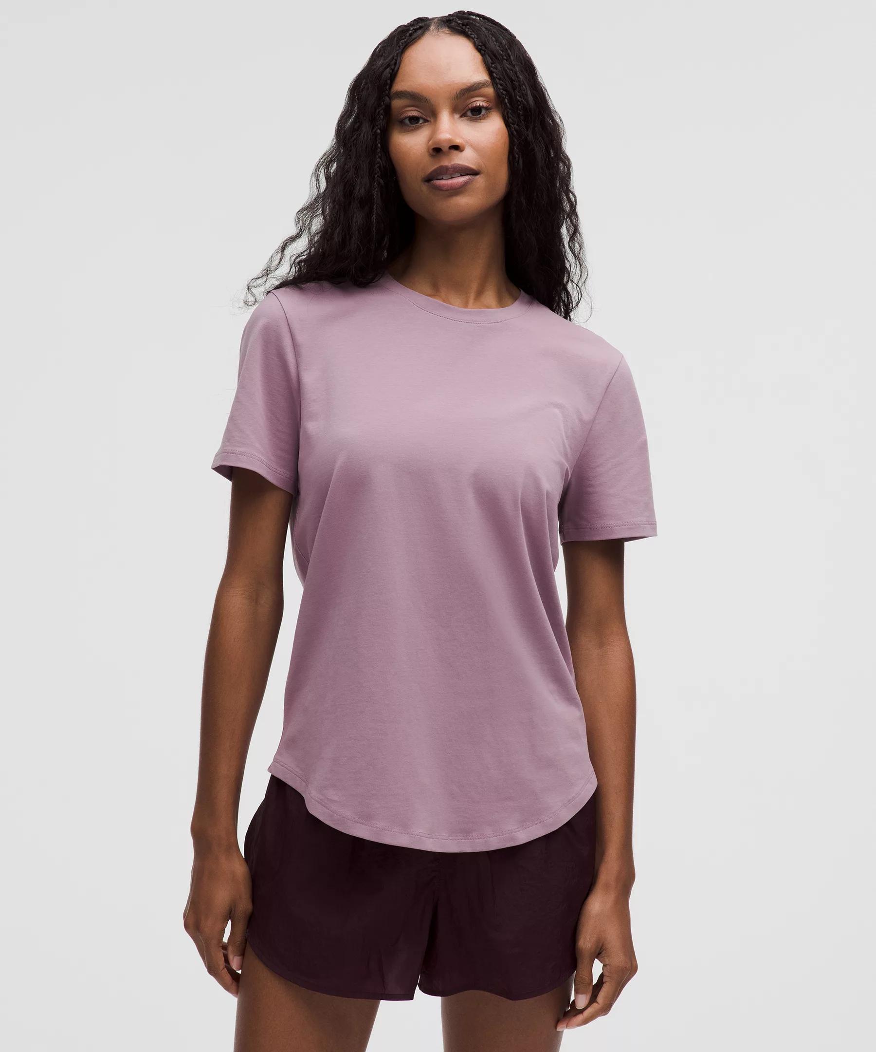 Love Curved-Hem Crewneck T-Shirt Product Image