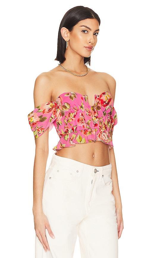 Paloma Bustier Top MAJORELLE Product Image