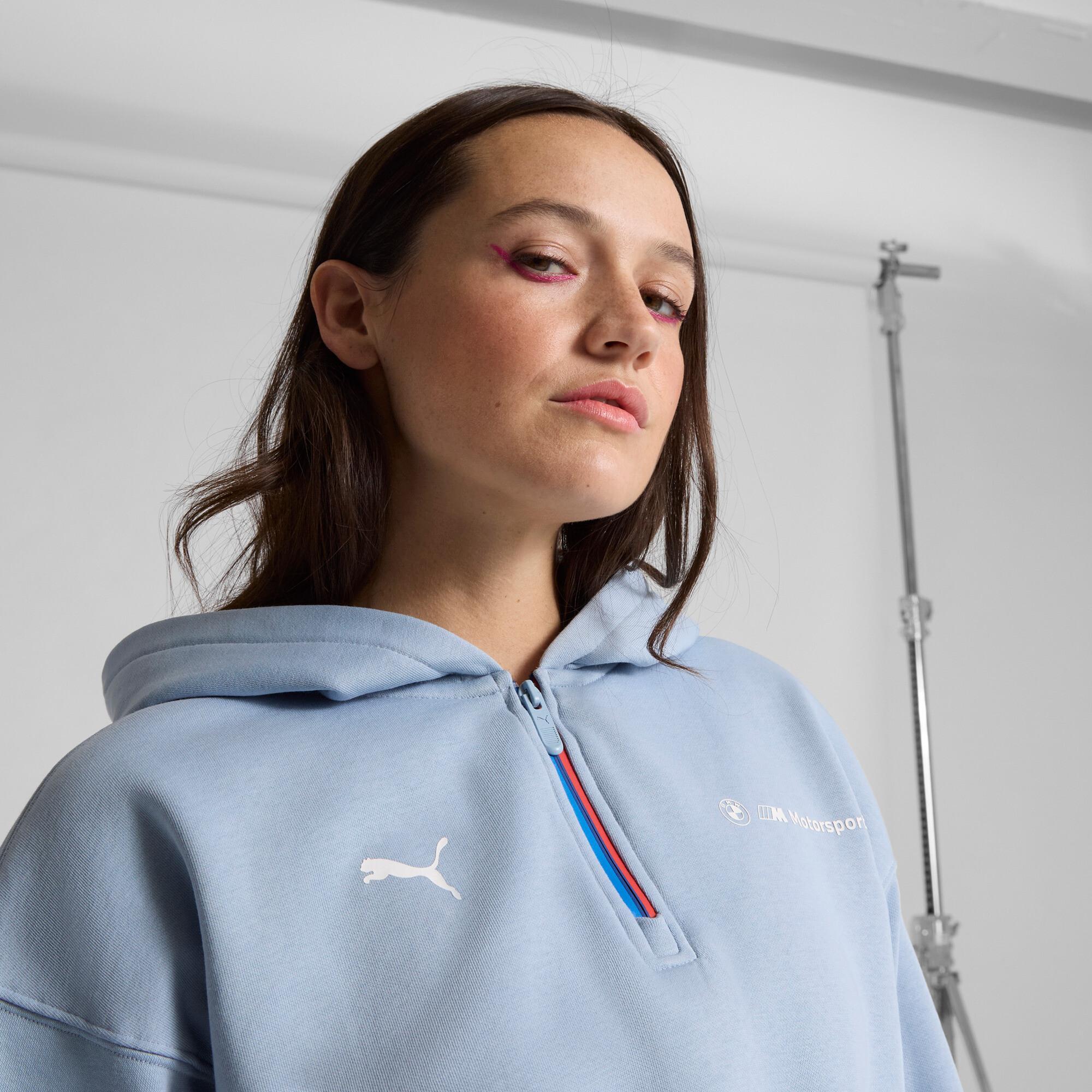 BMW M Motorsport ESS+ Women's Half-Zip Hoodie Product Image