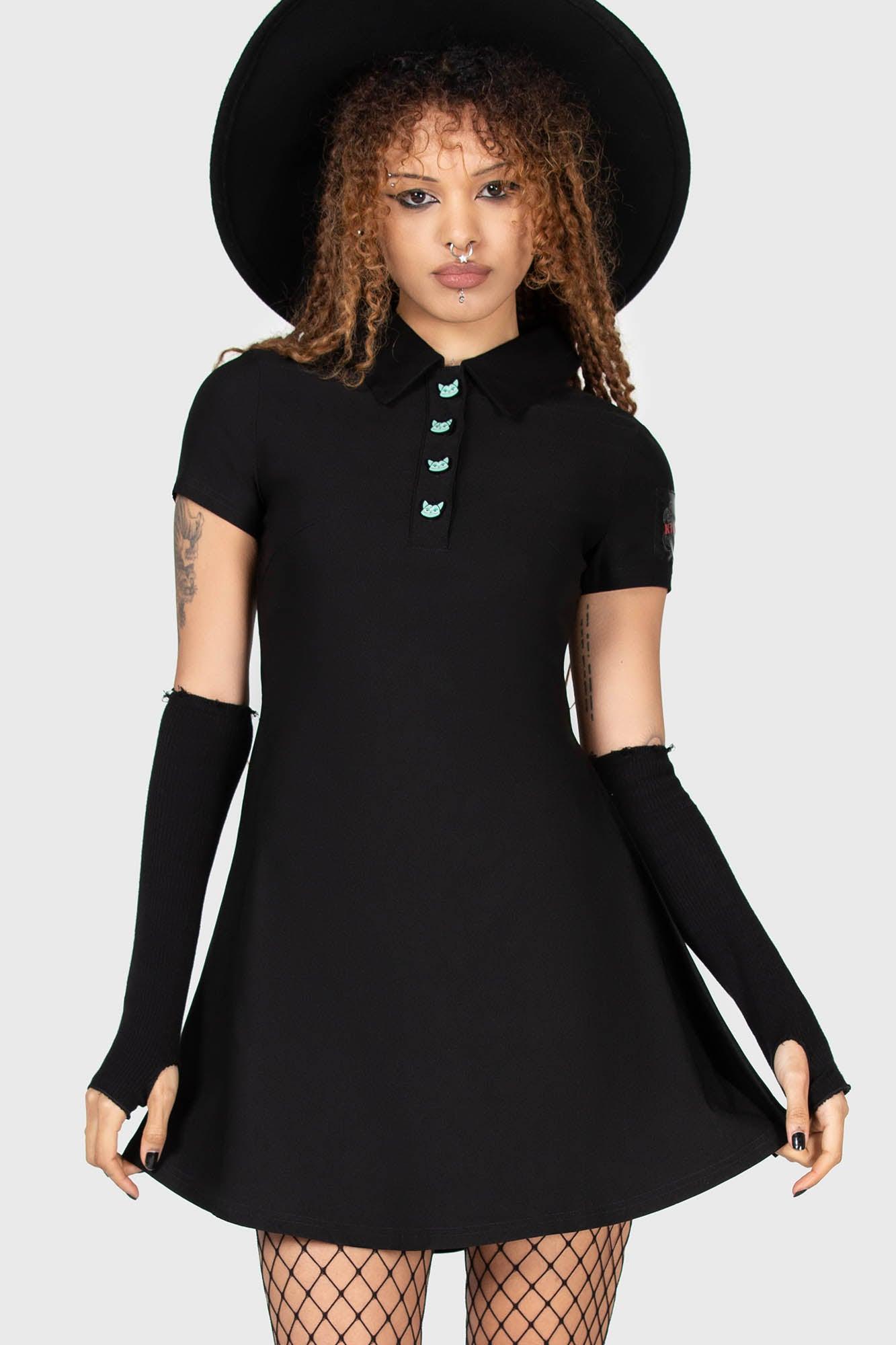 Lil Vampurr Collar Dress Female Product Image