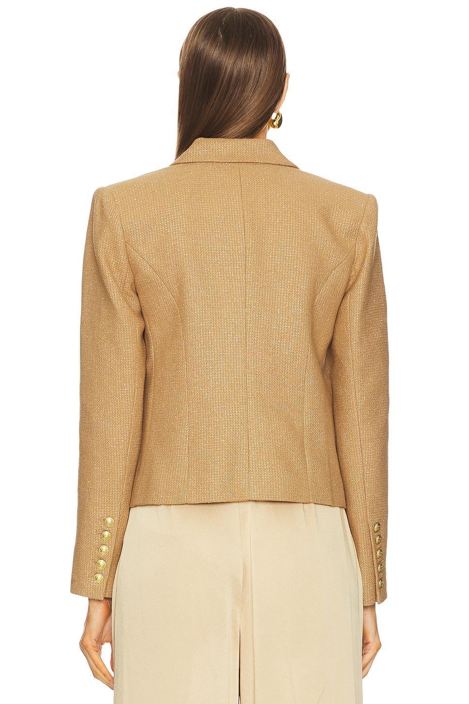 Brooke Double Breasted Cropped Blazer L'AGENCE Product Image