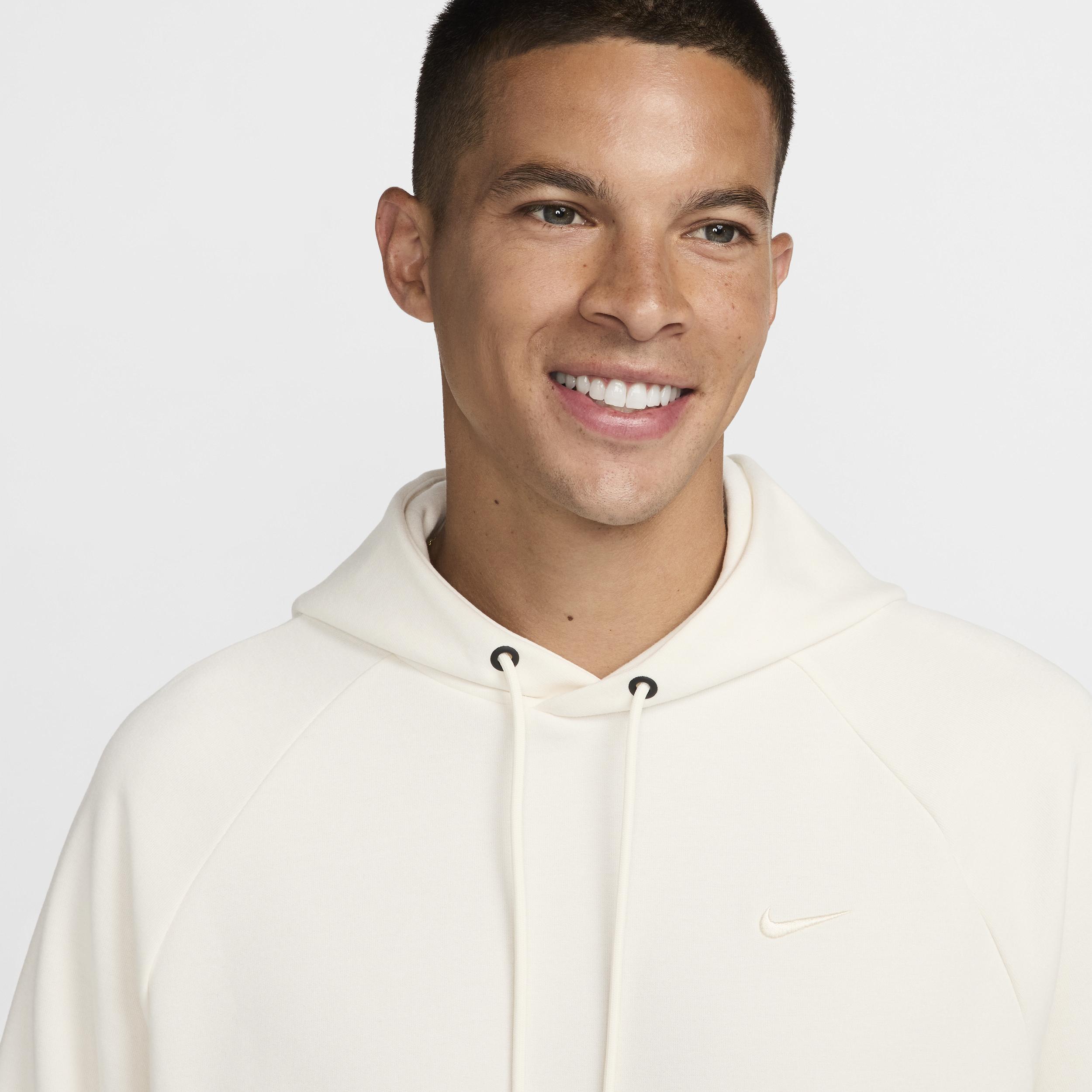 Nike Mens Primary Dri-FIT UV Pullover Versatile Hoodie in Black Product Image