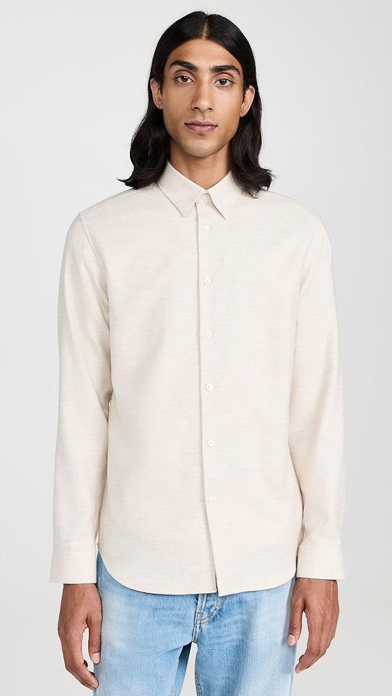 Theory Irving Twill Flannel Shirt | Shopbop Product Image