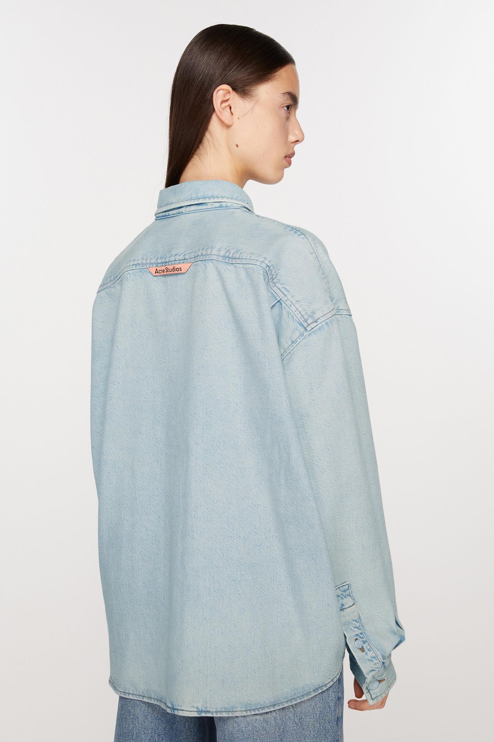 Denim button-up shirt - Relaxed fit Product Image
