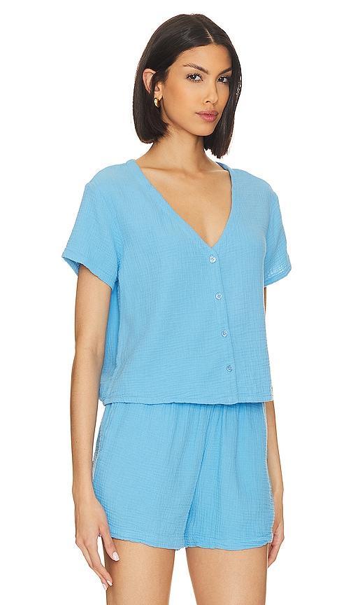 Gauze Button Down Top MONROW Product Image