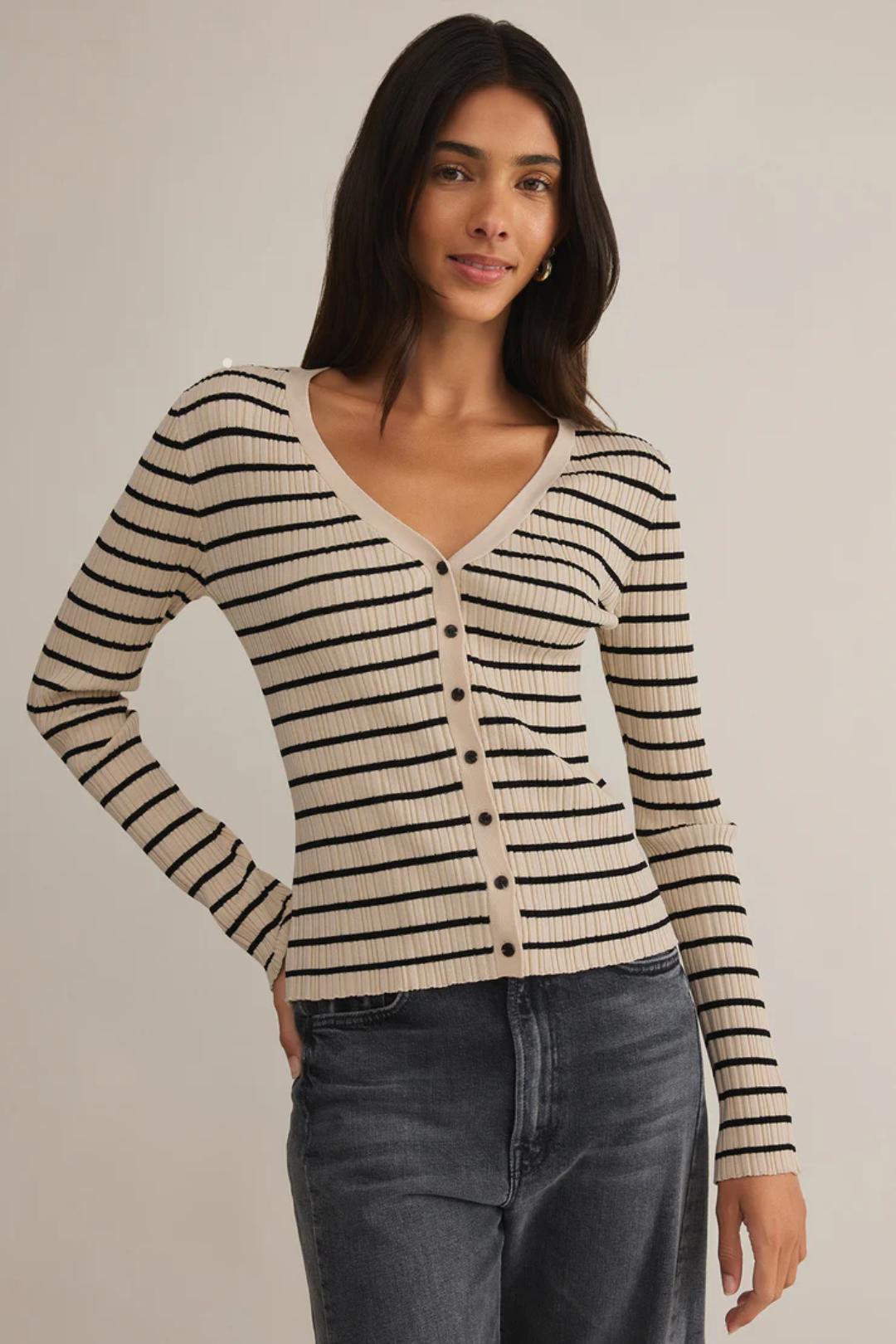 Jordana Stripe Sweater Product Image