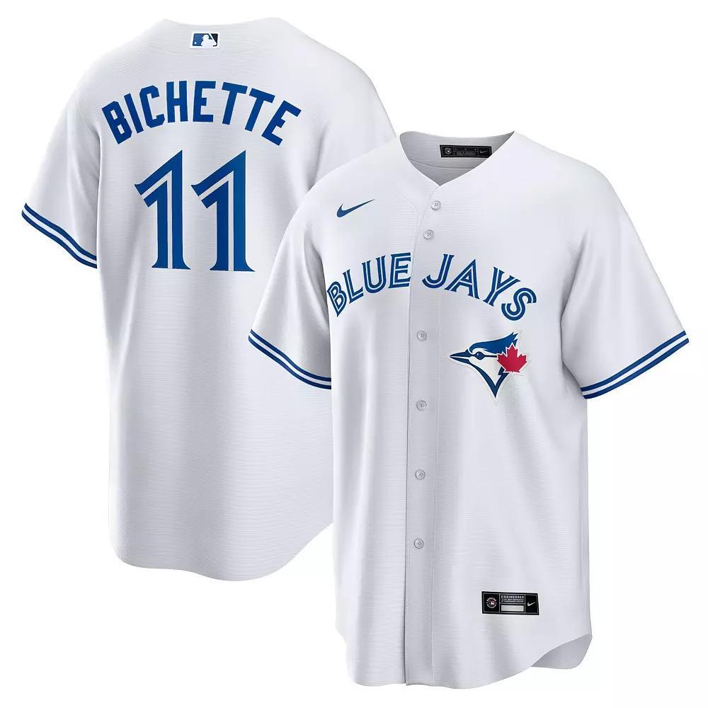 Men's Nike Bo Bichette White Toronto Blue Jays Replica Player Jersey, Size: 2XL, Jay White Product Image