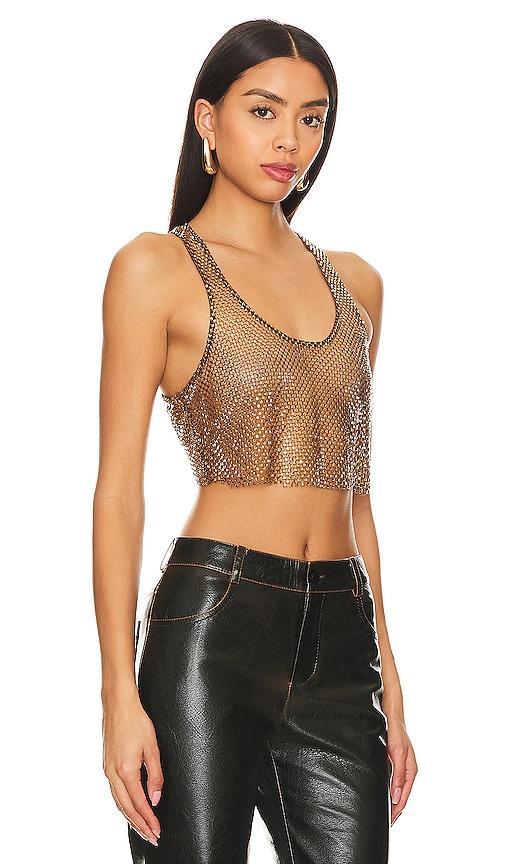 Choco Stardust Crop Top CULTNAKED Product Image