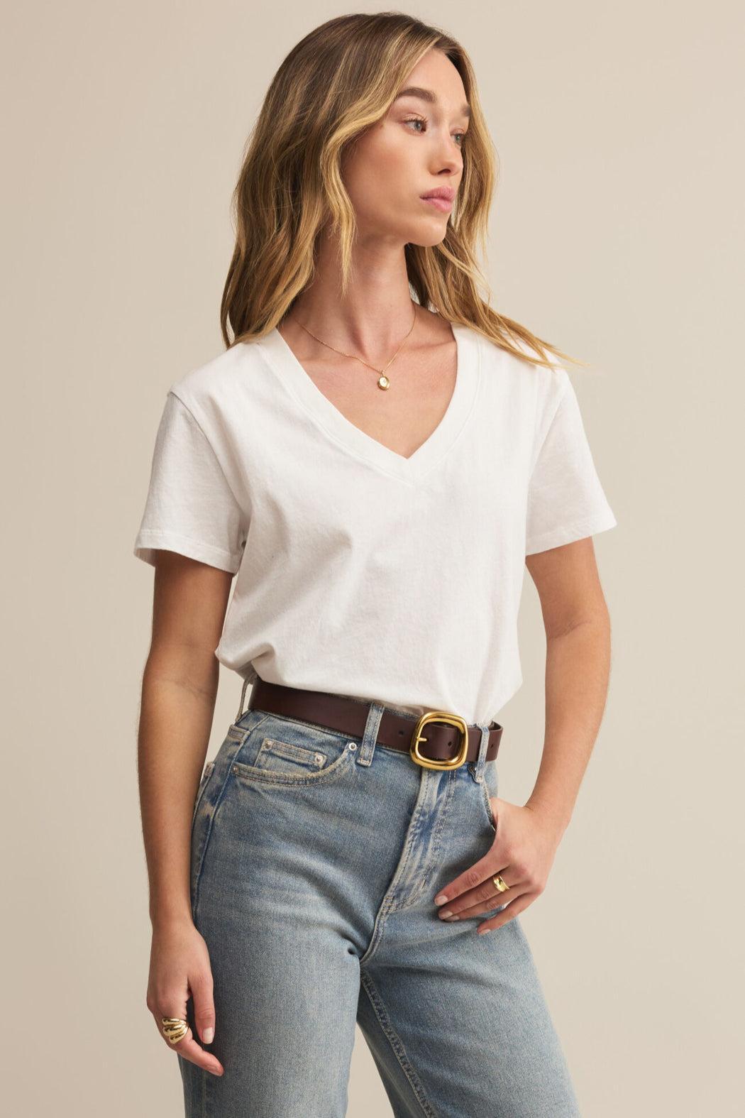 Weekdays V-Neck Tee Product Image