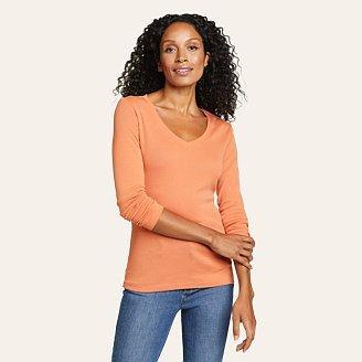 Women's Favorite Long-Sleeve V-Neck T-Shirt Product Image