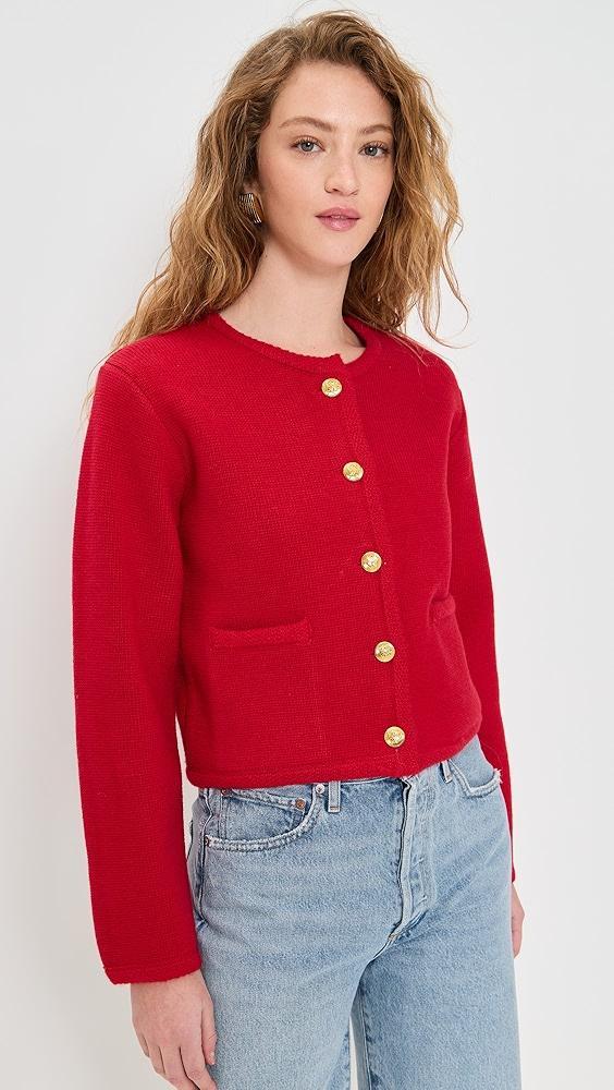 English Factory Knit Sweater Cardigan | Shopbop Product Image