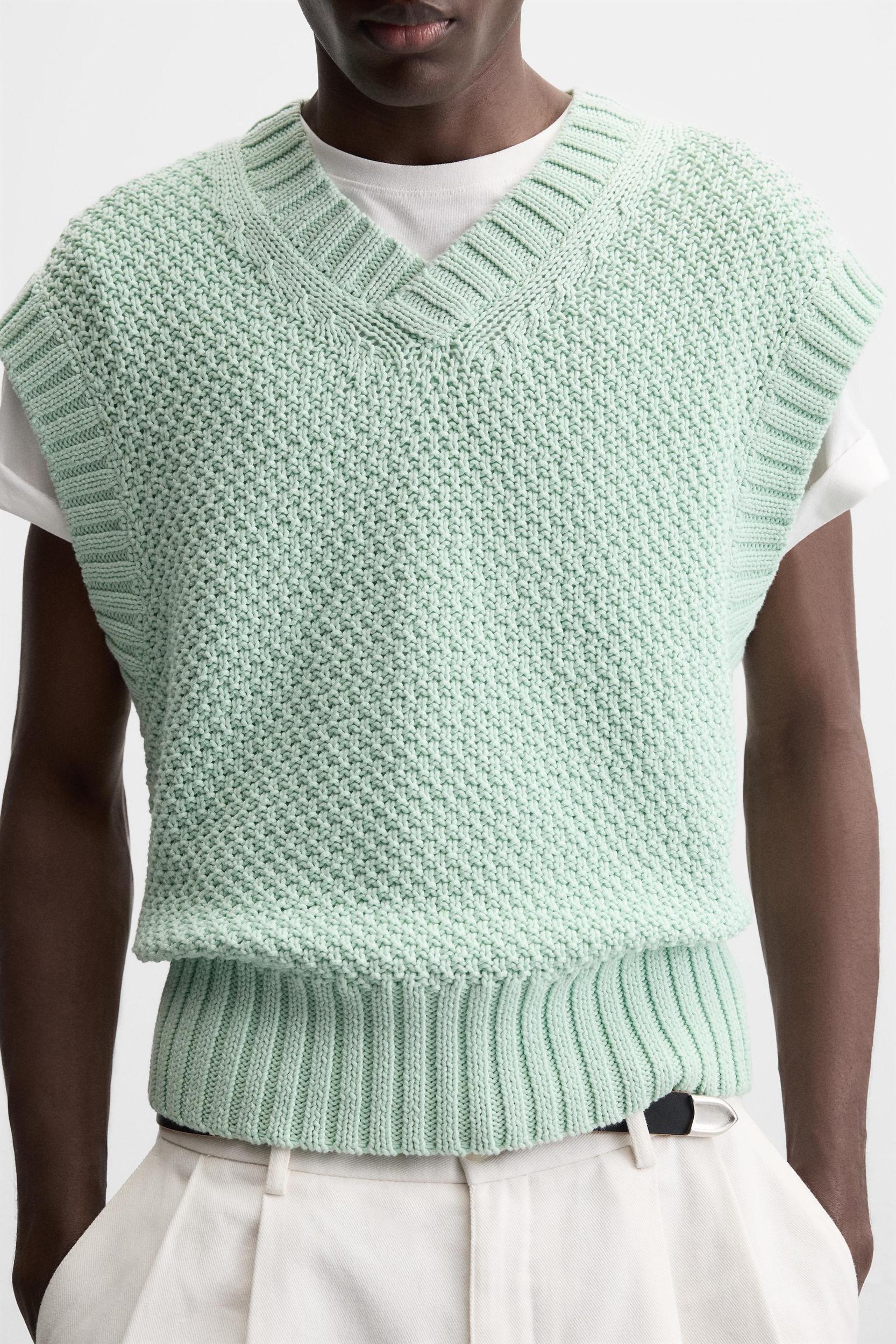 TEXTURED KNIT CARDIGAN Product Image