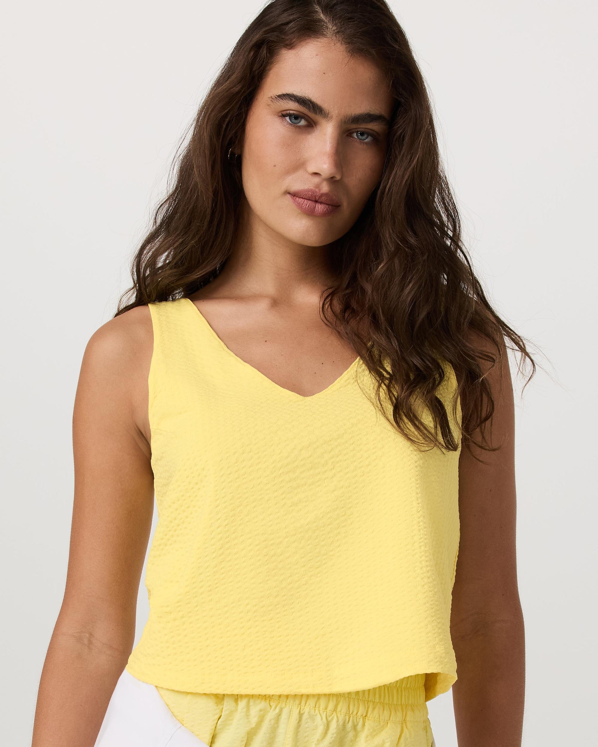 Villa Textured Crop Tank Product Image