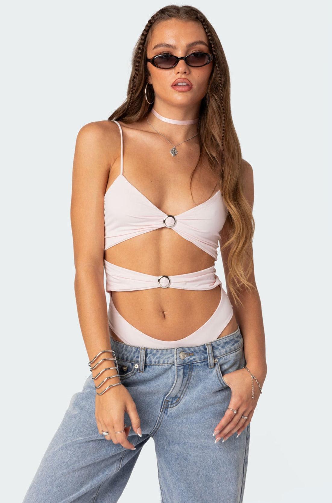 Amethyst Cut Out Bodysuit Product Image