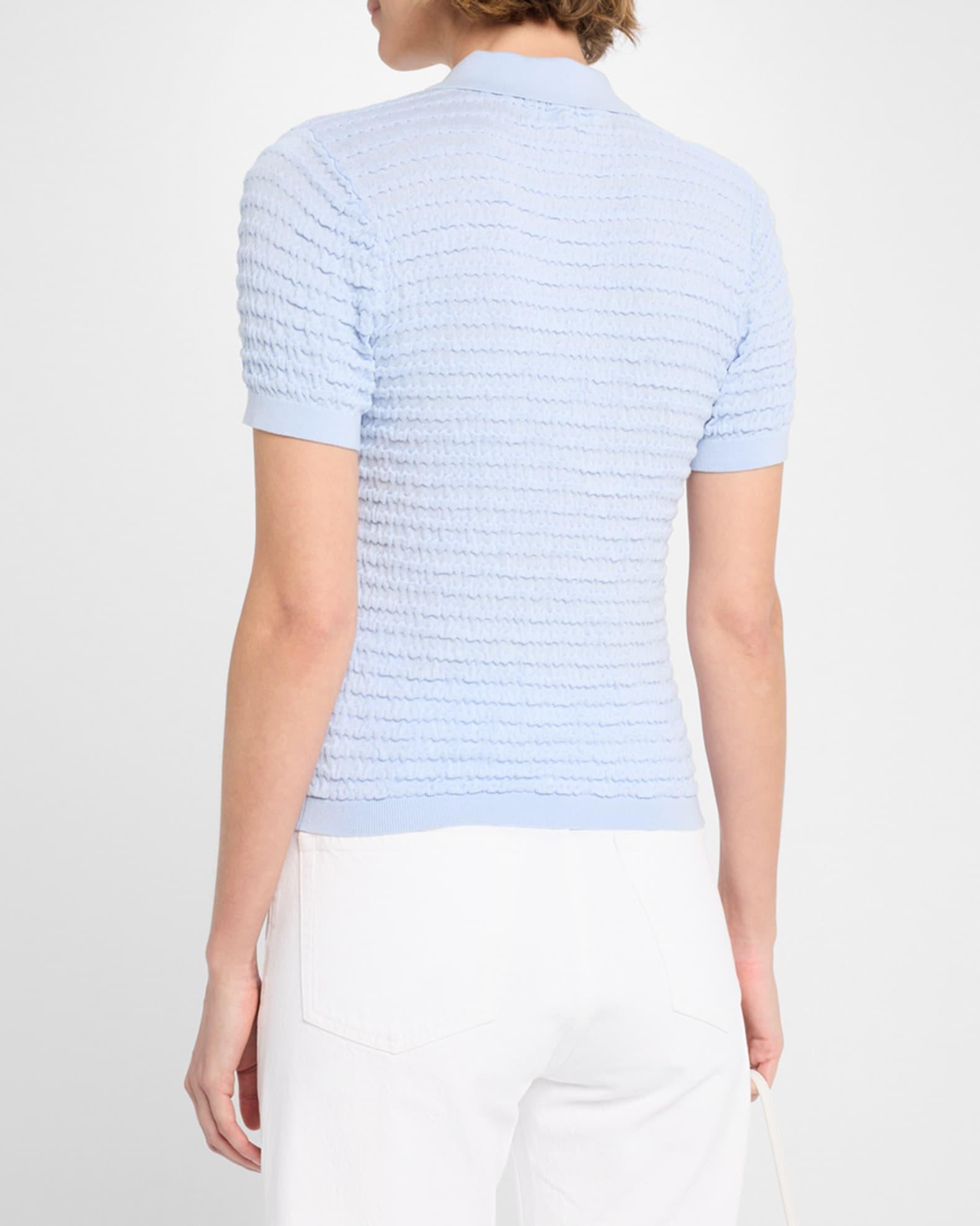 The Smocked Polo Shirt Product Image