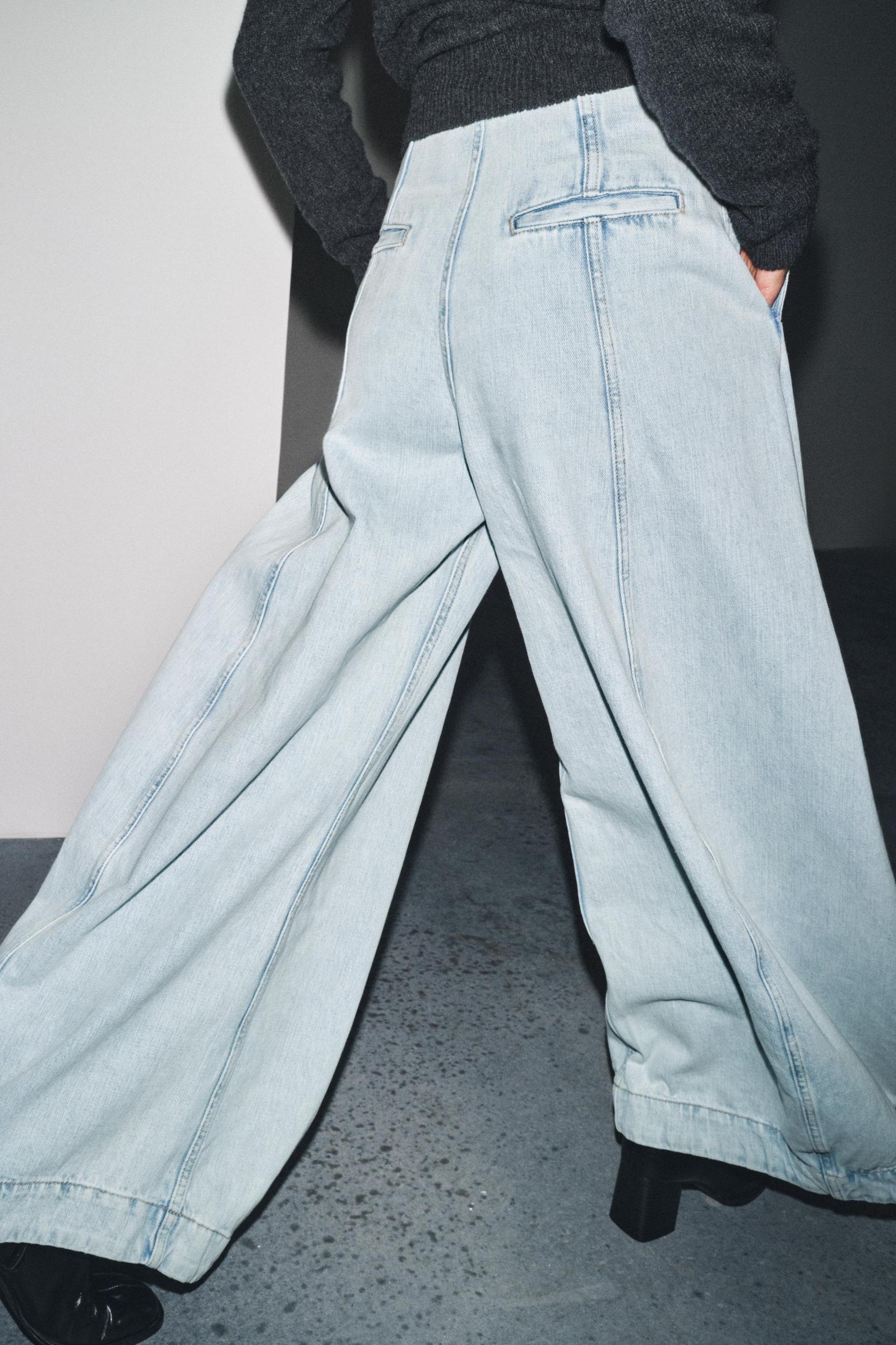 ZW COLLECTION HIGH-WAISTED BALLOON JEANS Product Image
