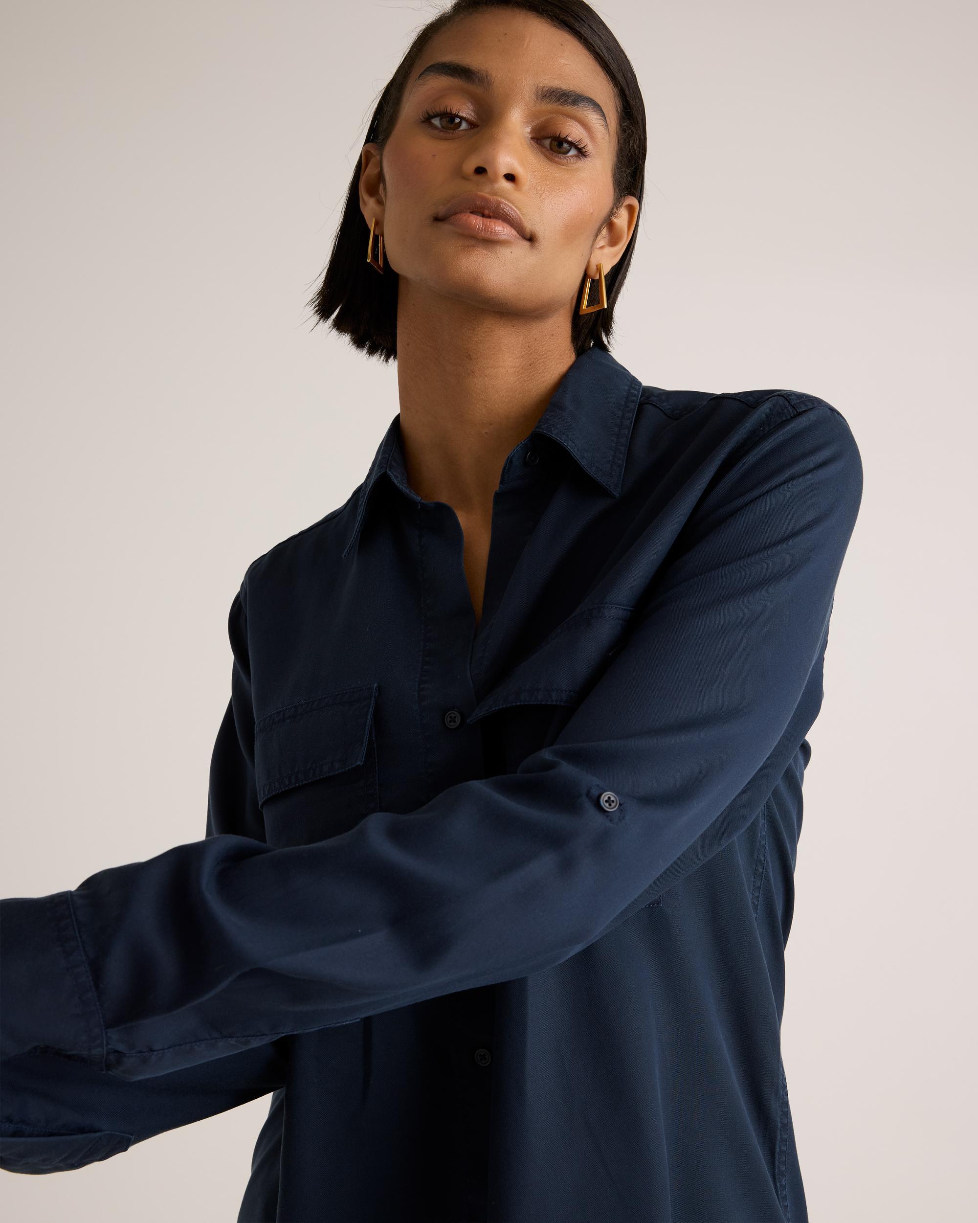 Quince | Women's Vintage Wash Tencel Utility Shirt Product Image