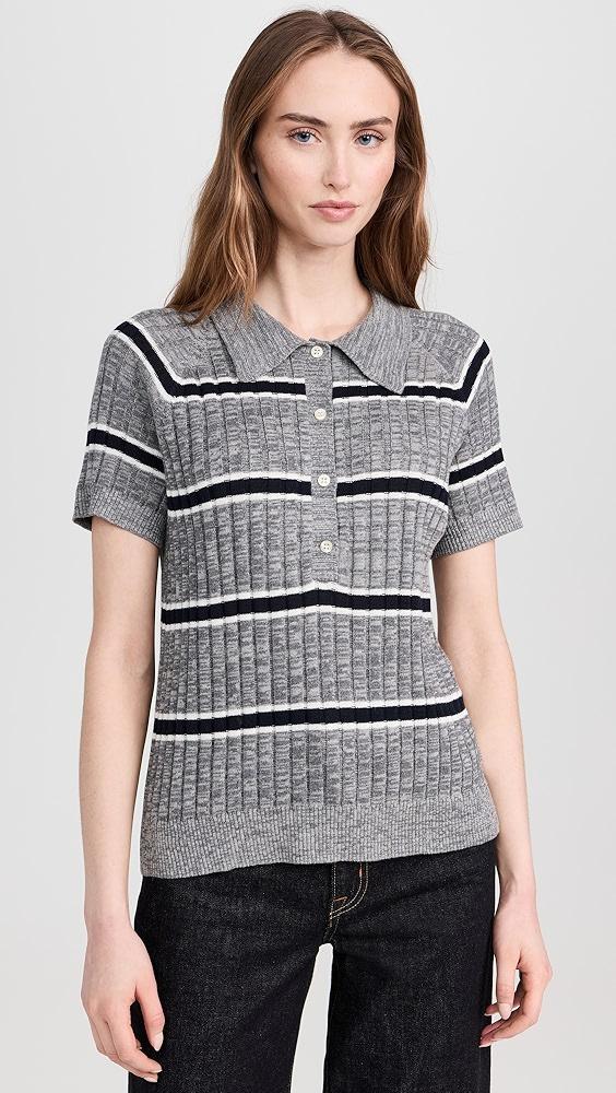THE GREAT. The Classic Polo Sweater | Shopbop Product Image