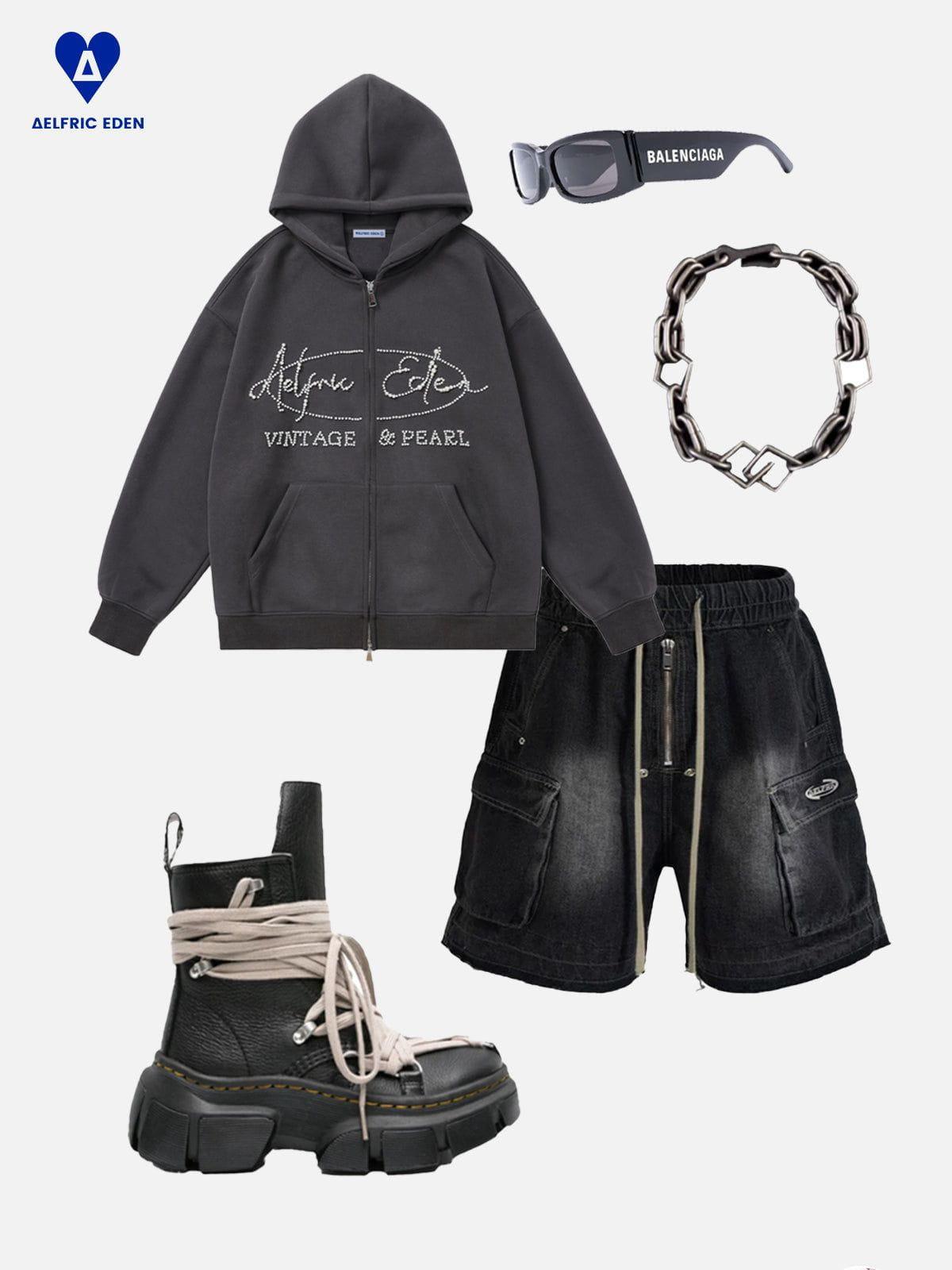 Aelfric Eden Pearl Double Zip Up Hoodie Product Image