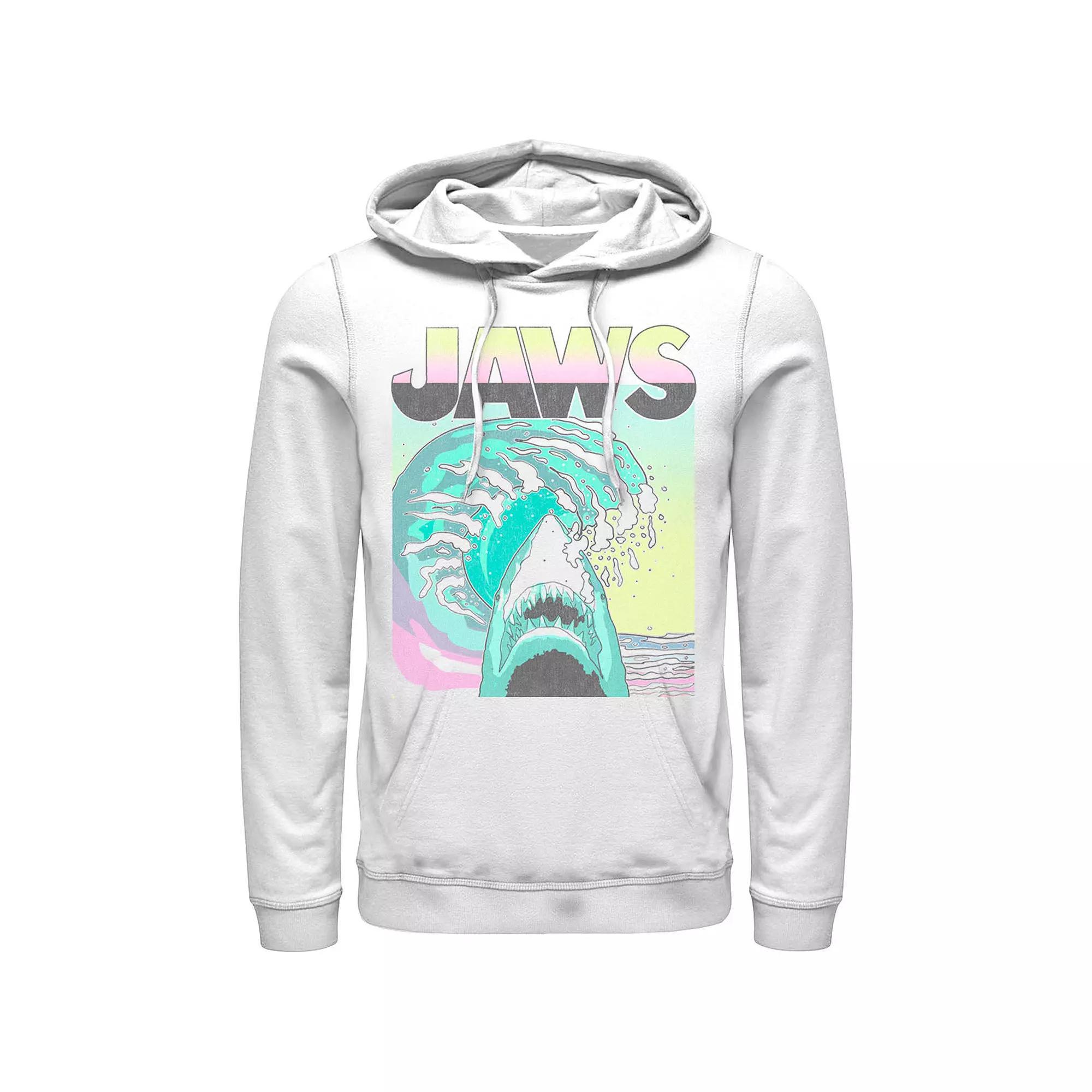 Men's Jaws 80s Jaws Vintage Poster Hoodie, Size: 3XL, Royal Product Image