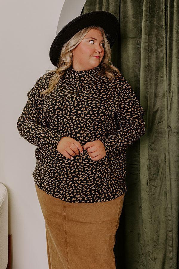 Charming Encounters Knit Sweater Top Curves Product Image