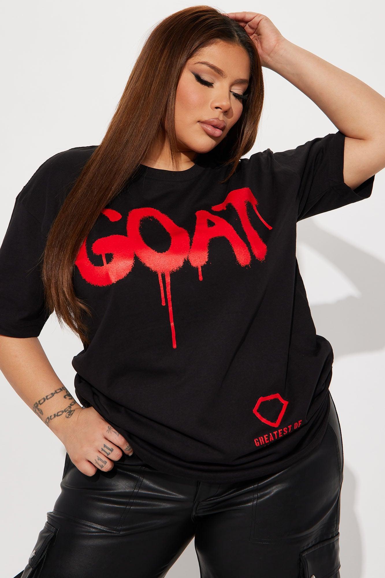 GOAT Graffiti Top - Black/Red Product Image