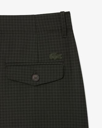 Oversized Long Wide Fit Pleat Bermuda Shorts Product Image