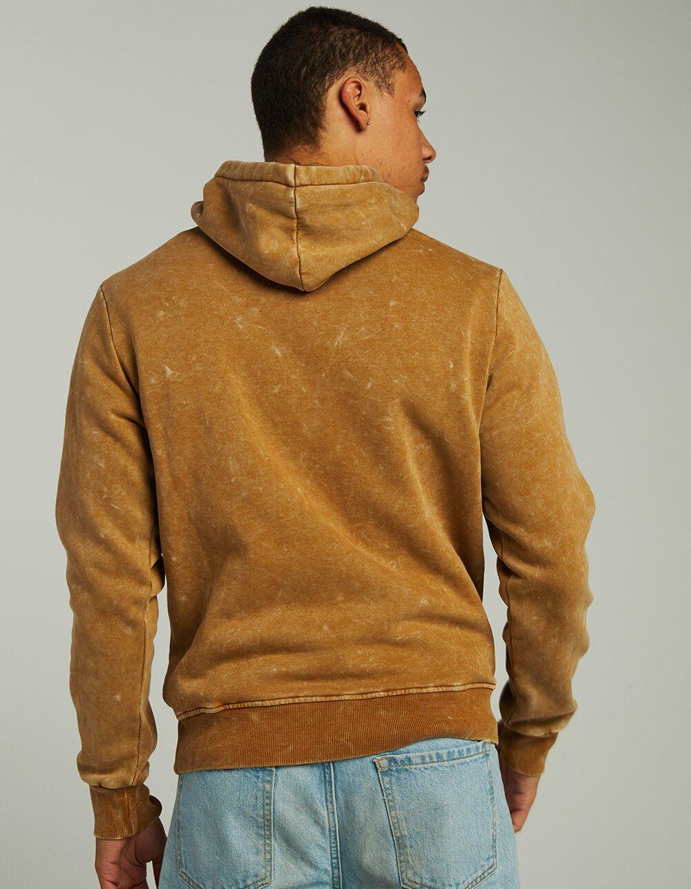 RSQ Mens Washed Hoodie - KHAKI Product Image