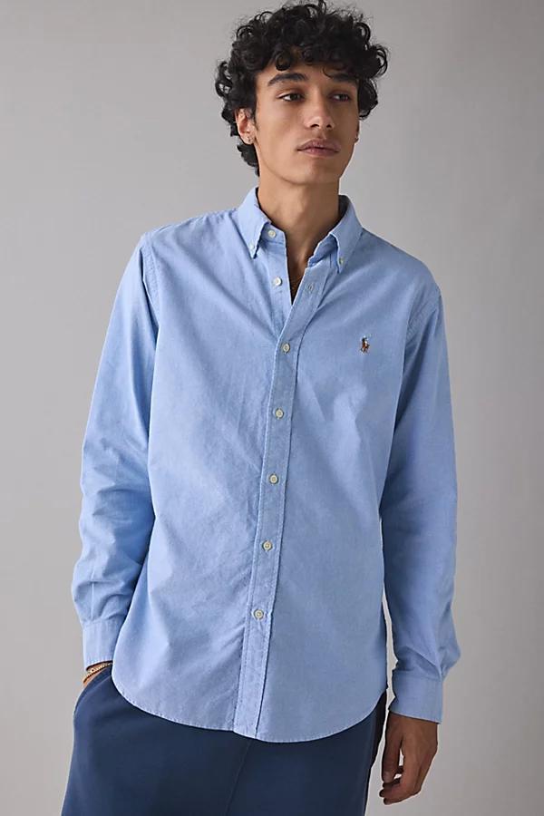 Mens Garment-Dyed Classic-Fit Oxford Shirt Product Image