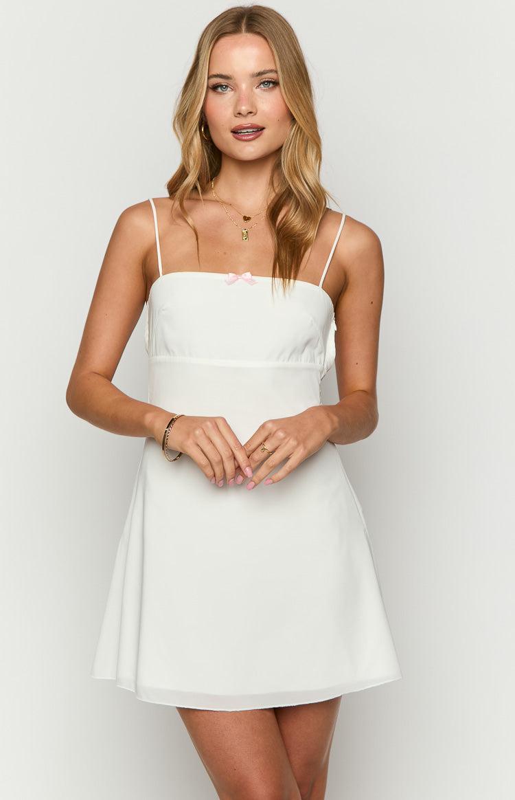 Mahalia White Mini Dress Product Image