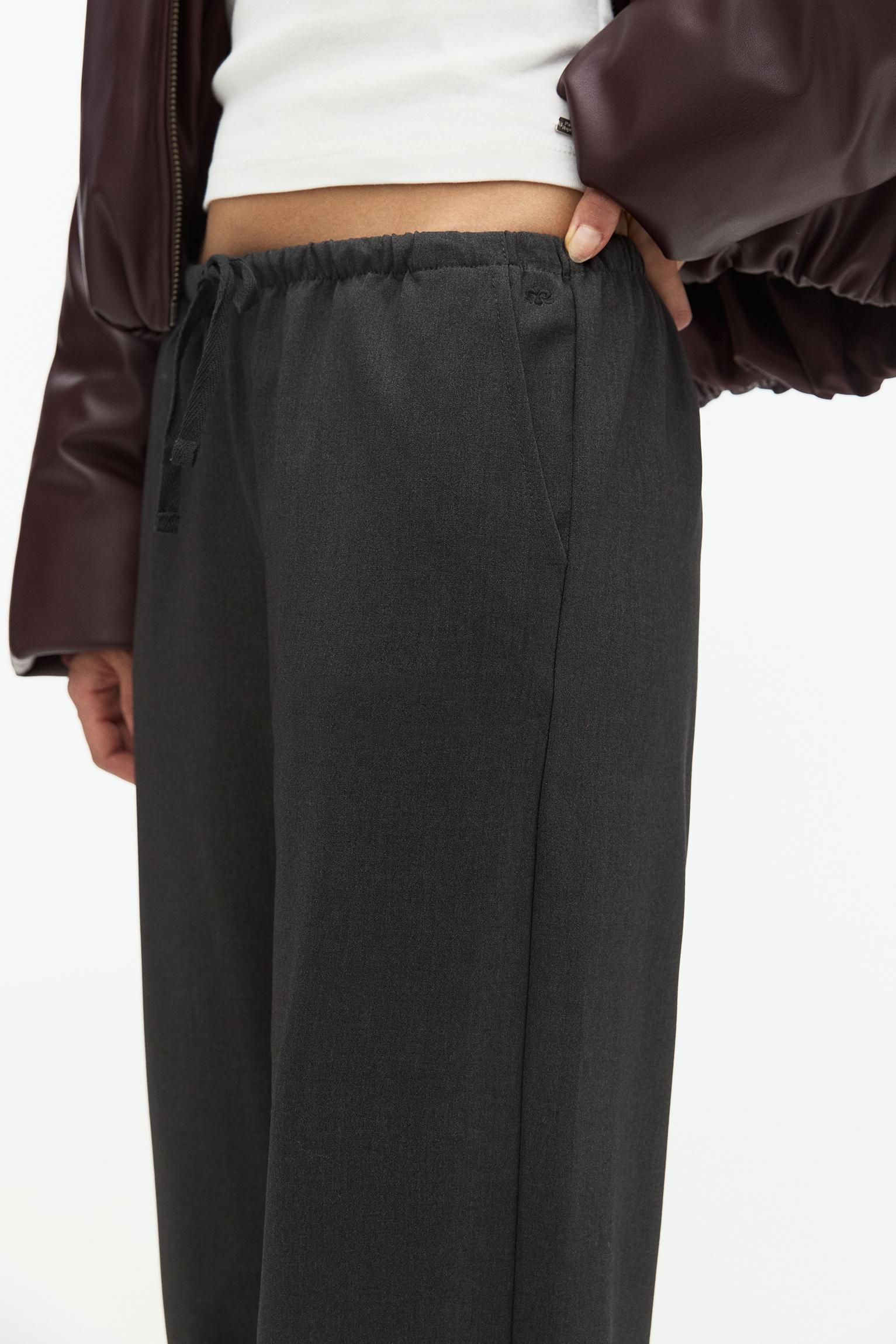 Flowing pants with elastic waistband Product Image
