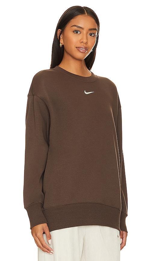 Womens Nike Sportswear Phoenix Fleece Oversized Crewneck Sweatshirt Product Image