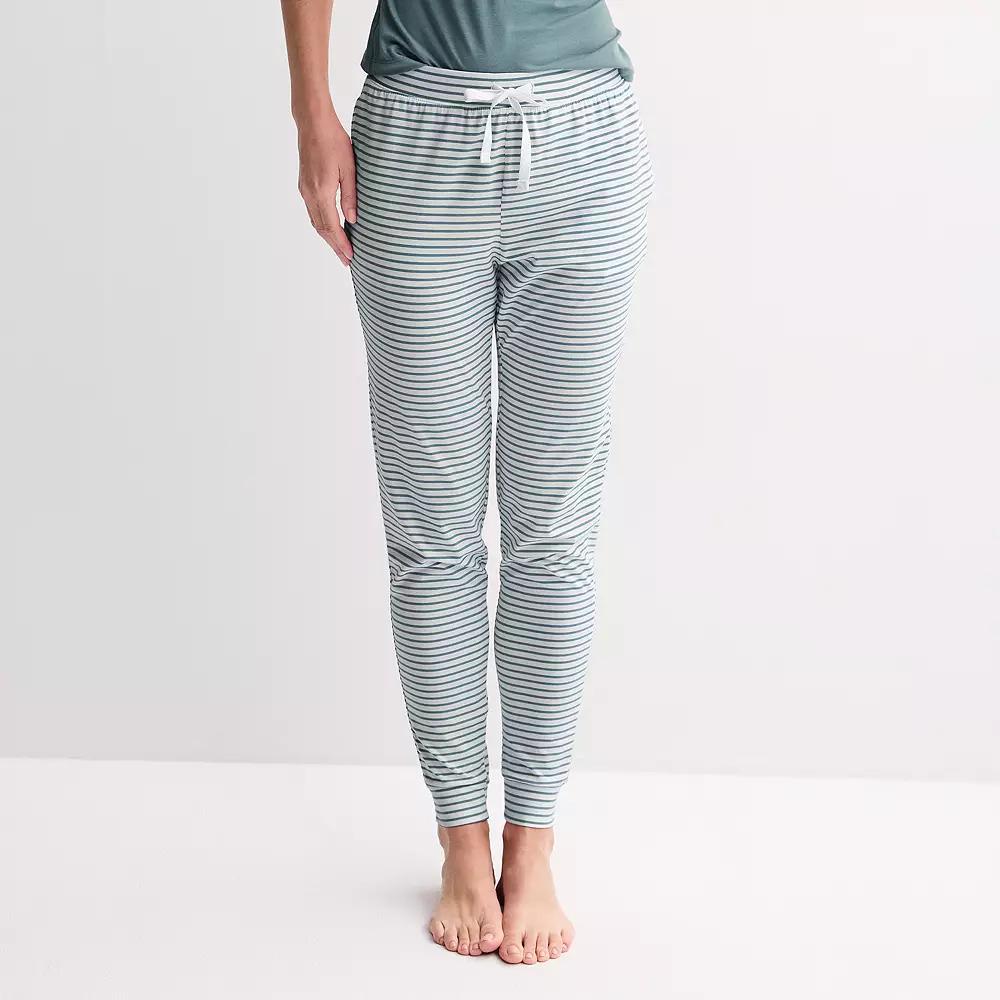 Womens Sonoma Goods For Life Cuffed Sleep Pants Product Image