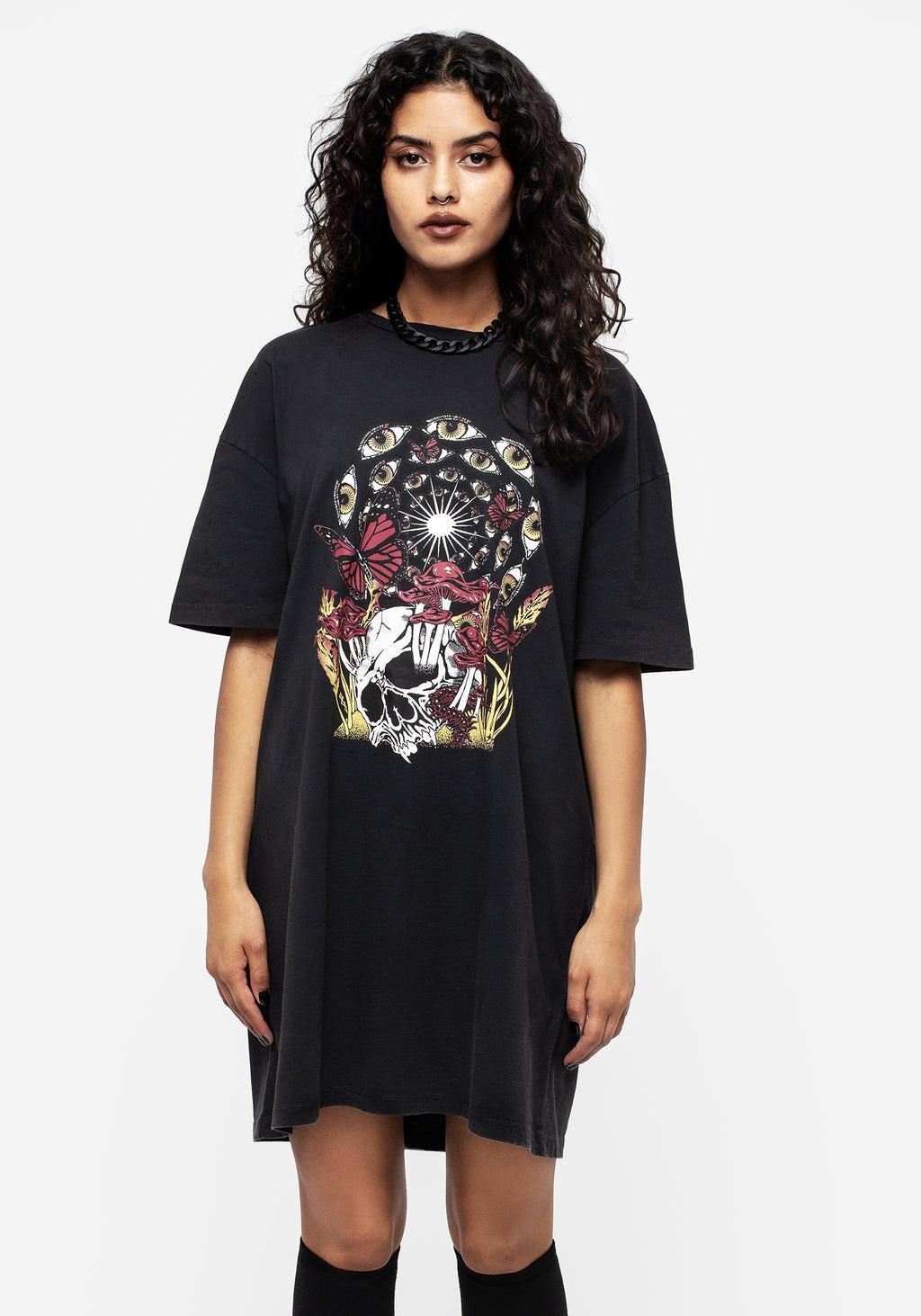 God's Flesh Graphic Print Tee Dress Product Image