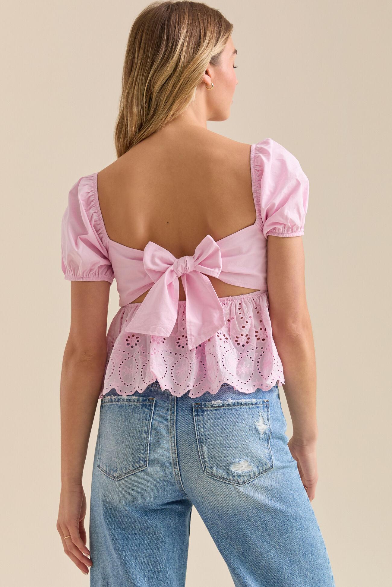 Camara Eyelet Babydoll Top Product Image