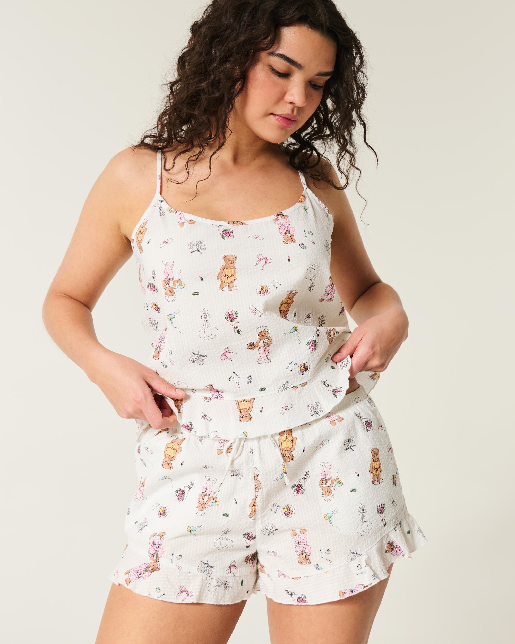 Seersucker Sleep Shorts Product Image
