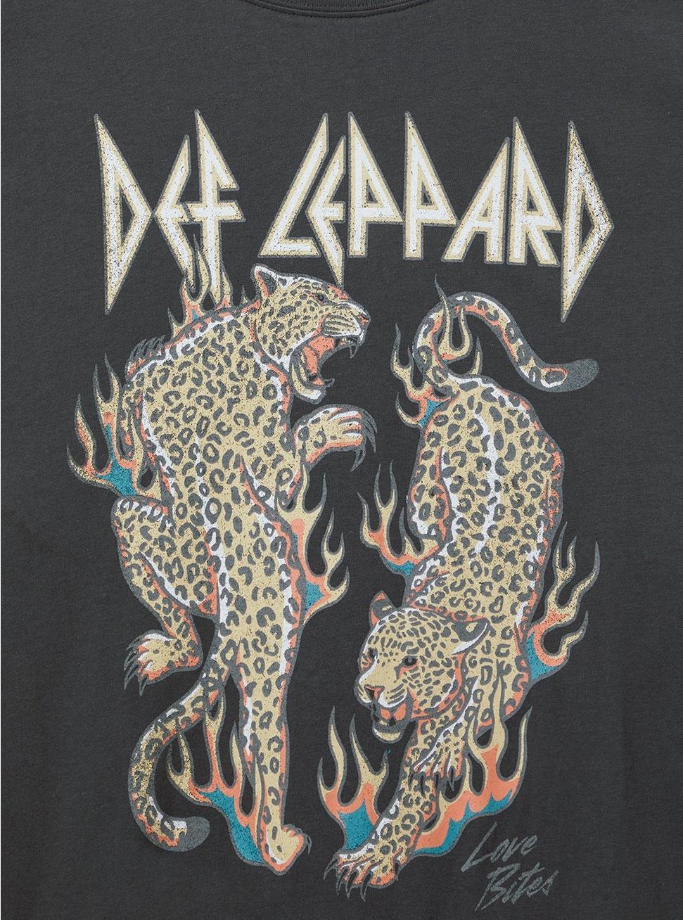 Def Leppard Relaxed Cotton Crew Tee Product Image