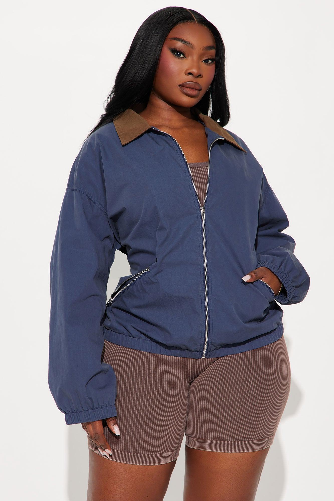 Carolina Barn Jacket - Navy Female Product Image